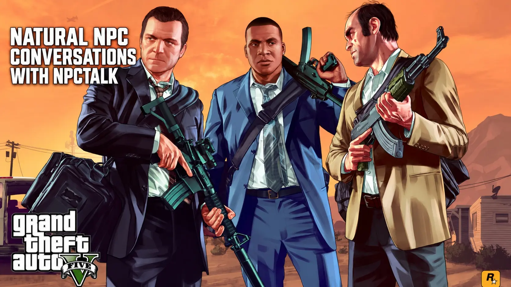 GTA V Karakterleri Artık Yapay Zeka ile Gerçek Zamanlı Konuşuyor!