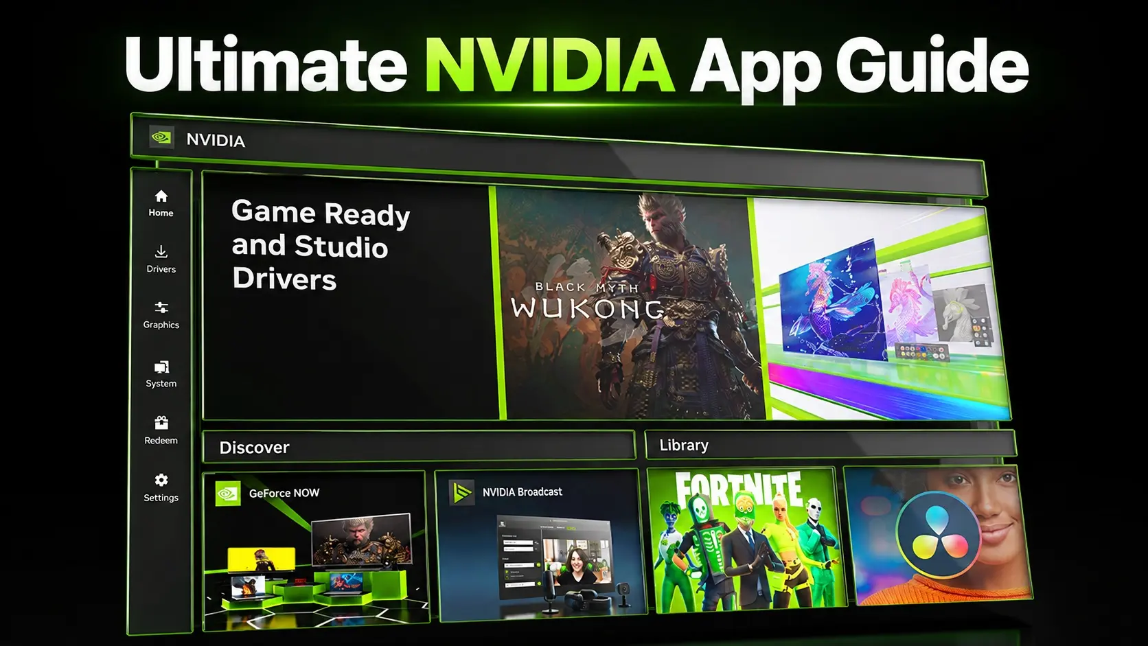 NVIDIA Uygulaması Rehberi: Oyunlar, G-SYNC, DLSS ve Daha Fazlası İçin En İyi Ayarlar