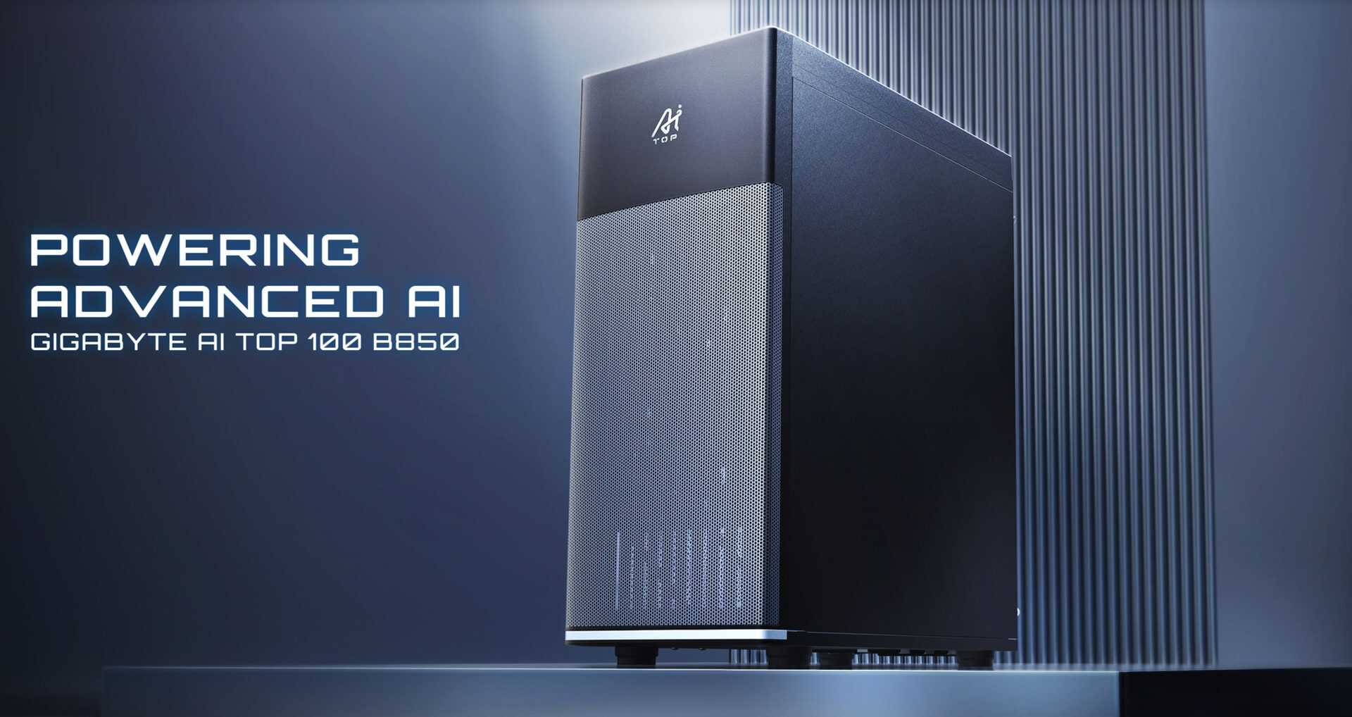 GIGABYTE'tan Yapay Zeka İçin Yeni Canavar: AI TOP 100 B850, 64 GB VRAM ile Tanıtıldı!