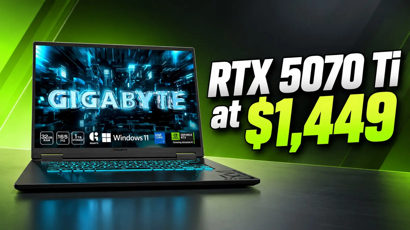 RTX 5070 Ti'lı GIGABYTE Oyuncu Dizüstü Bilgisayarı Şaşırtıcı Fiyata Teknoscope'ta!