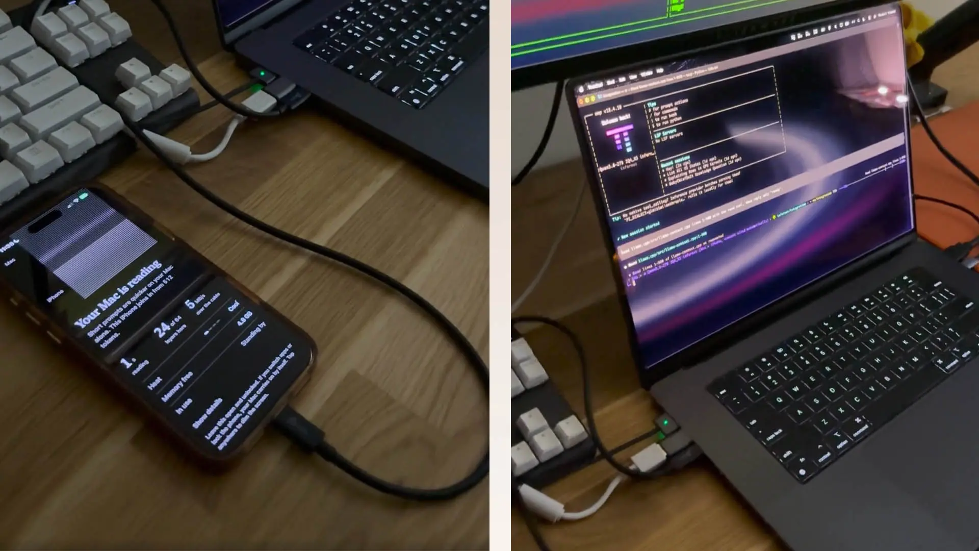 iPhone 17 Pro Max, M4 Pro MacBook Pro İle Birleşti: Yapay Zeka Modellerinde %44'e Varan Hız Artışı!