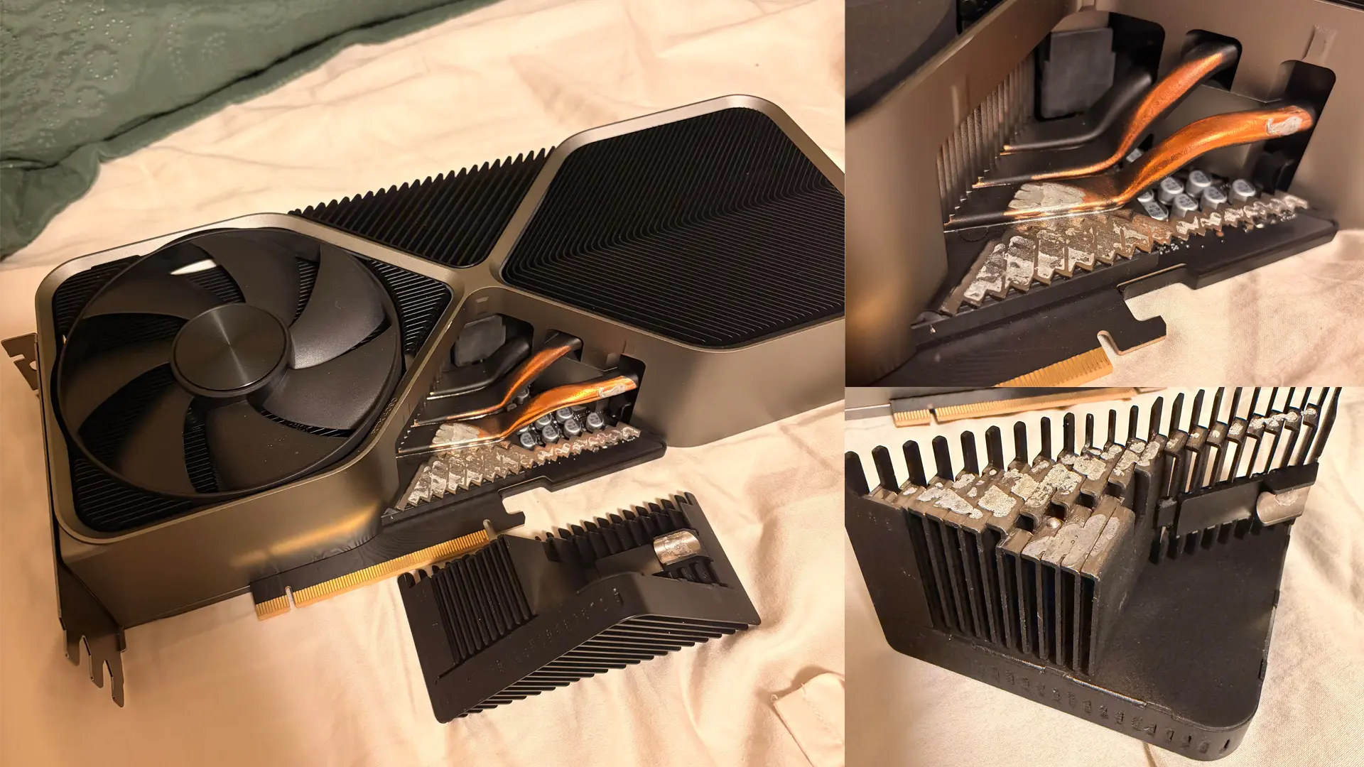 RTX 4090 Founders Edition Sahibi Şokta: Kasa Taşıdı, Ekran Kartından Parça Düştü!